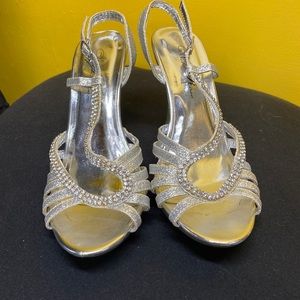 Wild rose glitter heels 6.5​​